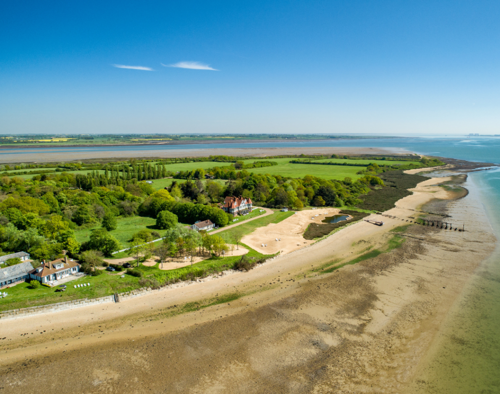 Osea Island, a unique venue for meetings and events located an hour from London. 