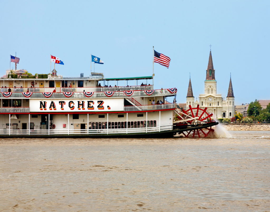 Steamboat Natchez, a unique venue for meetings and events in the USA.