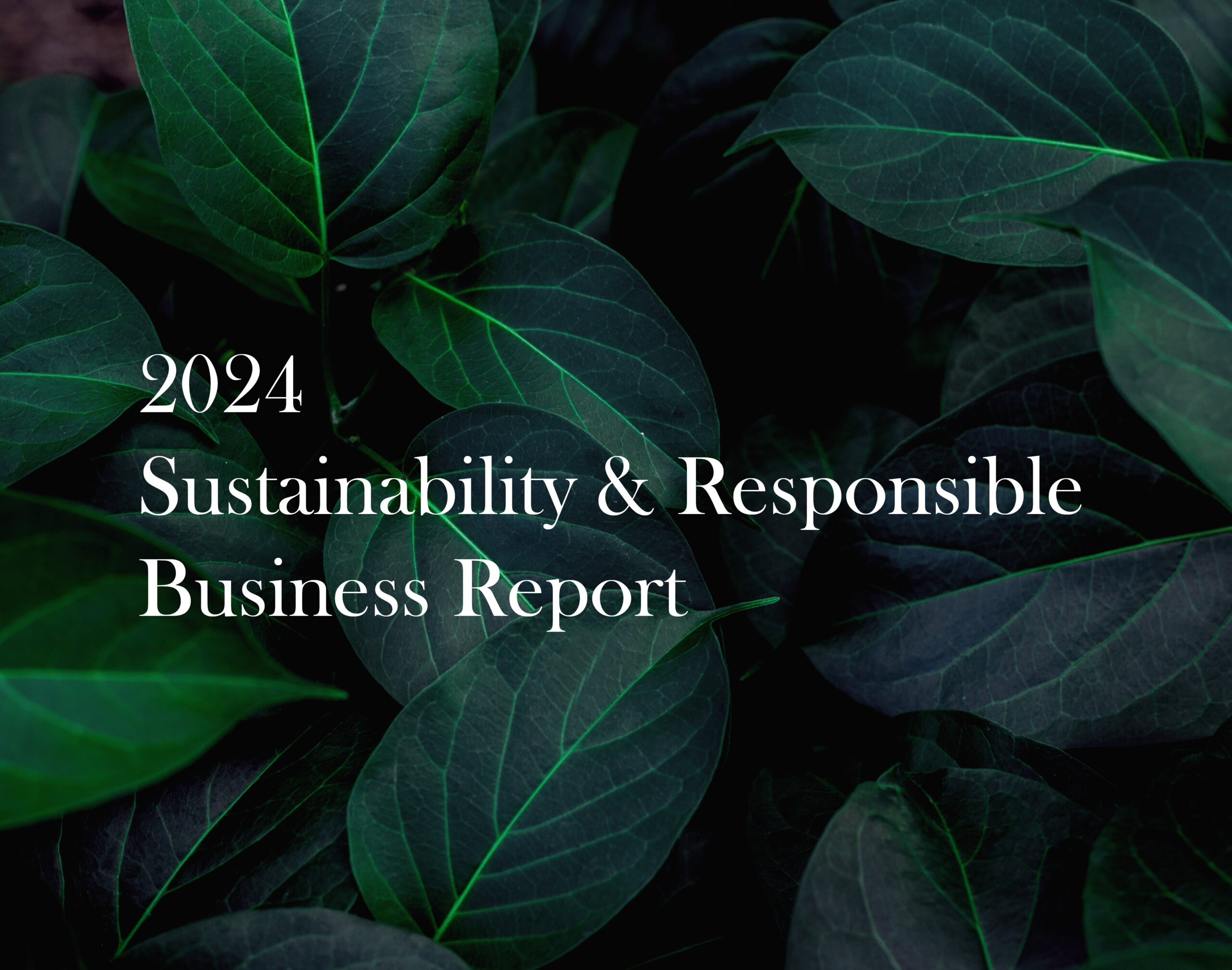 Sustainability & Responsible Business Report